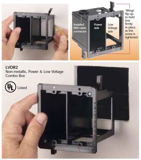 splitting high and low voltage box